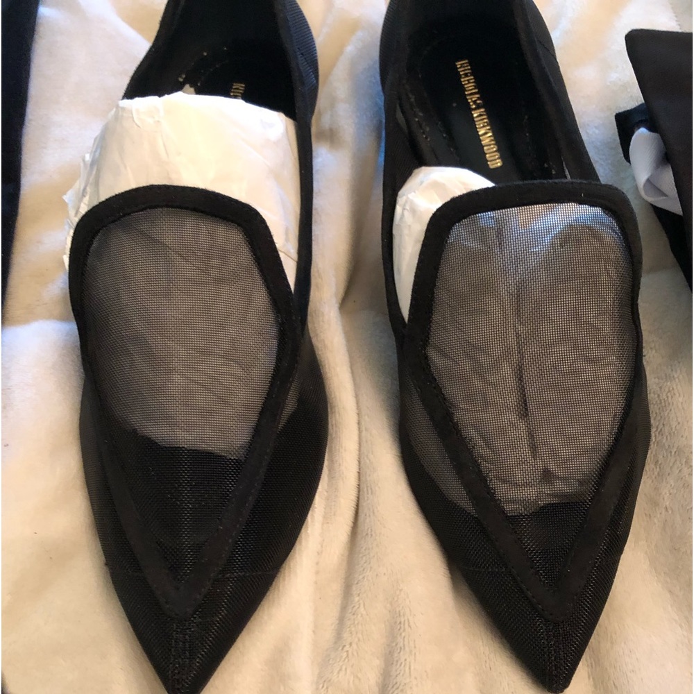 Nicholas Kirkwood Black Beya Mesh Loafers 36 1/2